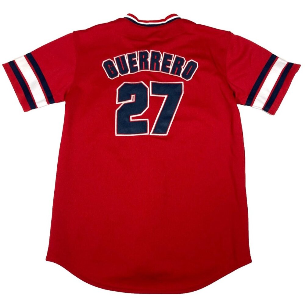 Los Angeles Angels Vladimir Guerrero #27 Alternate Jersey Youth Large Anaheim